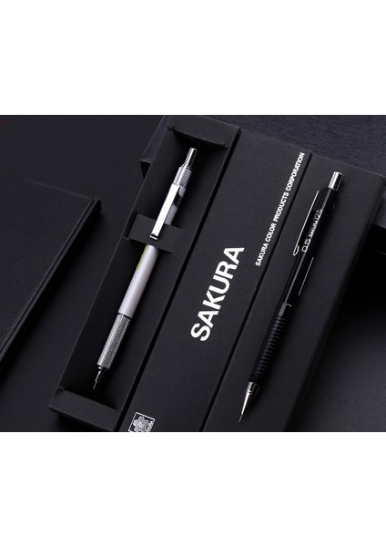 Siyah 0.5mm Set Sakura Mekanik Kurşun Kalem Metal Düşük Ağırlık Merkezi Kroki Çizim Kalem Öğrenciler Için Profesyonel Sanat Çizim Aktivite Kalemi (Yurt Dışından) fiyatları