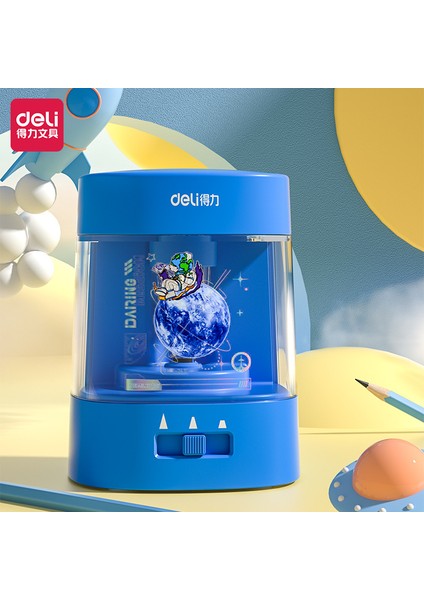 D Mavi 1 Yedek Şarküteri Elektrikli Otomatik Kalemtıraş Güvenli Öğrenciler Tungsten Çelik Bıçak Sanatçılar Çocuklar Yetişkinler Için Kawaii Kalemtıraş Renkli Kalemler (Yurt Dışından) fırsatları