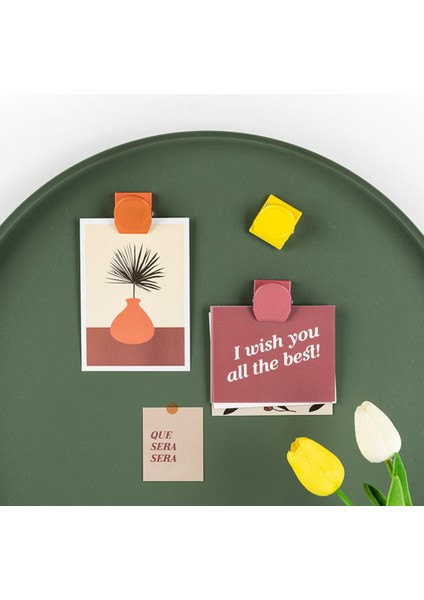 Turuncu Metal 4 Adet Mükemmel Güçlü Öğrenciler Mesaj Klip Buzdolabı Mıknatısı Şeker Renk Depolama Klip Narin Buzdolabı (Yurt Dışından) indirimleri