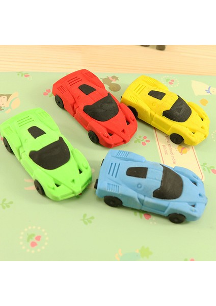 3 Adet 3 Adet/paket Kore Yaratıcı Silgi Kırtasiye Çıkarılabilir Mini Spor Araba Styling Silgi Kalem Silgisi (Yurt Dışından)