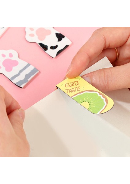 6-Random-6pcs 4/6 Adet Sevimli Kedi Paw Manyetik Imleri Kitaplar Marker Sayfa Kırtasiye Okul Ofis Tedarik Kağıt Klip Öğrenci Ödüllendirici Ödül (Yurt Dışından) modelleri