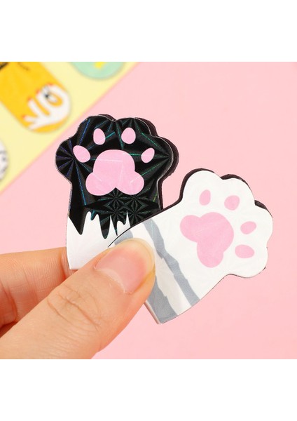 6-Random-6pcs 4/6 Adet Sevimli Kedi Paw Manyetik Imleri Kitaplar Marker Sayfa Kırtasiye Okul Ofis Tedarik Kağıt Klip Öğrenci Ödüllendirici Ödül (Yurt Dışından) fırsatları