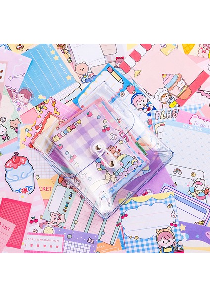 100 Yaprak Tulx 100 Yaprak Bloknot Kawaii Sabit Ofis Dekor Not Notları Yapışkan Not Kawaii Kırtasiye Yapışkan Notlar Bloknot (Yurt Dışından)