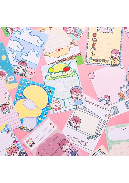 100 Yaprak Tulx 100 Yaprak Bloknot Kawaii Sabit Ofis Dekor Not Notları Yapışkan Not Kawaii Kırtasiye Yapışkan Notlar Bloknot (Yurt Dışından)