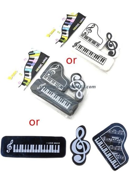 Rastgele Renk 3 Adet/takım Müzik Piyano Notları Kauçuk Kurşun Kalem Silgisi Okul Öğrenci Kore Kırtasiye Düzeltme Malzemeleri Çocuklar Için Hediyeler (Yurt Dışından)