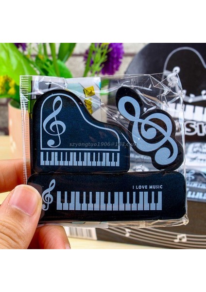 Rastgele Renk 3 Adet/takım Müzik Piyano Notları Kauçuk Kurşun Kalem Silgisi Okul Öğrenci Kore Kırtasiye Düzeltme Malzemeleri Çocuklar Için Hediyeler (Yurt Dışından) fiyatları