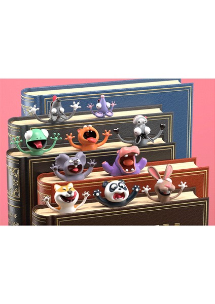 Kaplumbağa 3D Stereo Karikatür Işaretleyici Hayvan Imleri Okyanus Serisi Mühür Ahtapot Kedi Panda ve Shiba Inu Yaratıcı Kırtasiye Çocuk Imi (Yurt Dışından) fiyatları