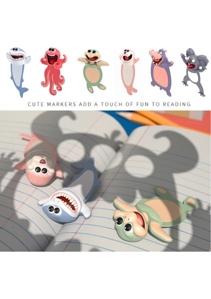 Kaplumbağa 3D Stereo Karikatür Işaretleyici Hayvan Imleri Okyanus Serisi Mühür Ahtapot Kedi Panda ve Shiba Inu Yaratıcı Kırtasiye Çocuk Imi (Yurt Dışından) fırsatları