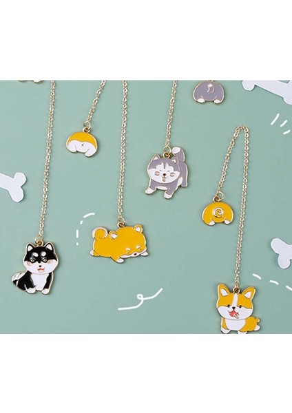 Stil 3 1 Adet Hayvan Sevimli Kedi Köpek Mavi Balina Metal Imleri Öğrenci Okuma Sayfası Kitap Klipsi Kolye Imleri Hediye Için (Yurt Dışından) indirimleri