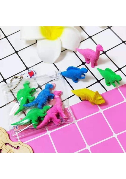 Dinozor-4 Adet 4 Adet/paket Sevimli Karikatür Hayvan Silgi Çocuklar Okul Düzeltme Malzemeleri Eğlenceli Hediyeler Kalem Silgi Timsah Dinozor Balık Robot (Yurt Dışından)