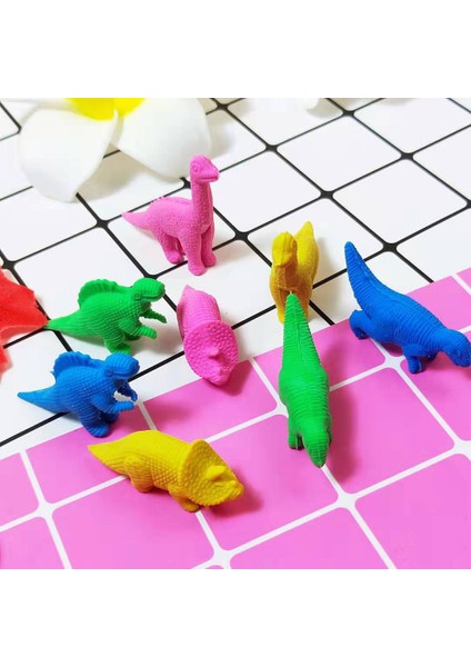 Dinozor-4 Adet 4 Adet/paket Sevimli Karikatür Hayvan Silgi Çocuklar Okul Düzeltme Malzemeleri Eğlenceli Hediyeler Kalem Silgi Timsah Dinozor Balık Robot (Yurt Dışından)