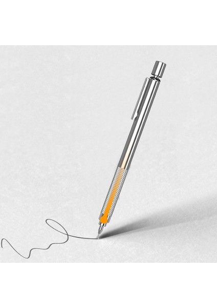 0.7mm-Pembe Profesyonel Metal Mekanik Kurşun Kalem 0.5mm 0.7mm Düşük Yerçekimi Otomatik Grafit Kalem 100 Adet Dolum Beraberlik Okul Malzemeleri (Yurt Dışından) fırsatları