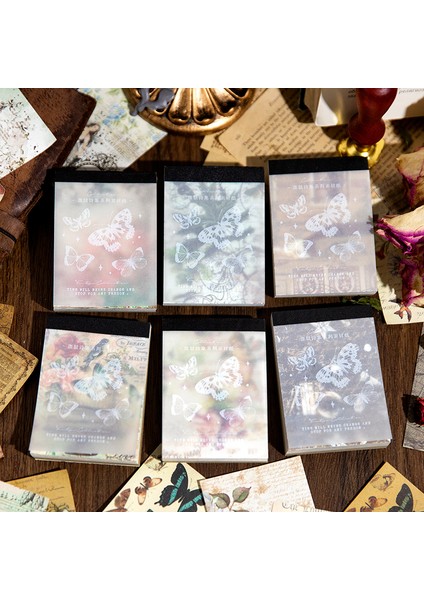 F Yoofun 100 Sayfa Retro Koleksiyonu Malzeme Kağıt Dekor Scrapbooking Günlüğü Albümü Telefon Etiketi Dergisi Planlayıcısı Arka Plan Kağıtları (Yurt Dışından) fiyatları
