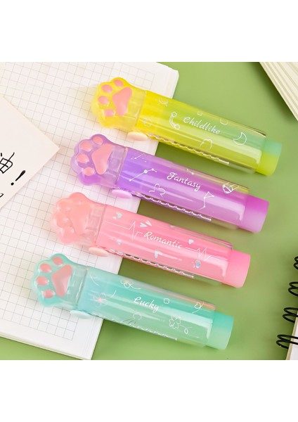 1 Adet Rastgele Kawaii Itme-Çekme Tasarım Kedi Paw Taşınabilir Kauçuk Silgi Sevimli Degrade Renk Silgi Çocuklar Için Okul Ofis Malzemeleri Kırtasiye (Yurt Dışından) fiyatları