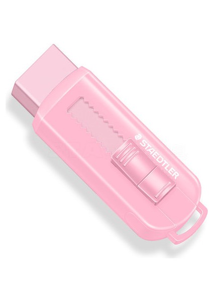 Macaron Pembe 1 Adet Staedtler Silgi 525 PS1S Pvc'siz Silin, Teleskopik Itilebilir Renkli Macaron Silgi Güvenlik ve Çevre (Yurt Dışından)