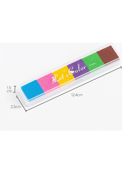 T Journamm Parmak Boyama Seti Çizim Şablonlar Renkli Inkpad Dıy Scrapbooking Yaratıcı Kırtasiye Boya Aracı Okul Malzemeleri (Yurt Dışından)