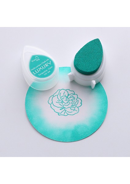 04 Su Damlası Mürekkep Pedi Dıy Scrapbooking Fotoğraf Albümü Dekorasyon Zanaat Scrapbooking Mürekkep Pedi Pullar (Yurt Dışından)