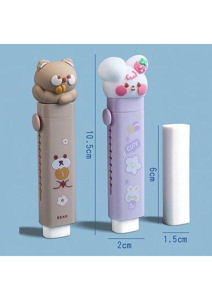 Stil 5 Sevimli Silgi Seti Okul Malzemeleri Gomas De Borrar Itme Yumuşak Kauçuk Çizim Karikatür Borracha Gomme Yedekler Kawaii Kırtasiye Silgiler (Yurt Dışından)
