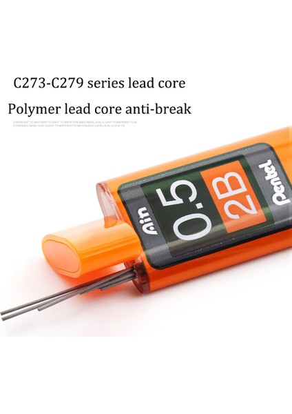 0.2mm B 1 Kutu Japonya Pentel Kalem Kurşun C275 Steın Süper Sert Anti-Break Çekirdek 0.2/0.3/0.5/0.7/0.9mm Mekanik Kurşun Kalem Kurşun A Kırtasiye (Yurt Dışından)
