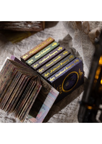 D Yoofun 101 Sayfa Vintage Scrapbooking Dekor Kağıt Mini Malzeme Kitap Kolaj Önemsiz Günlük Günlüğü Dıy Destek (Yurt Dışından) indirimleri