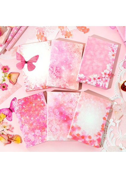 A-Twilight Sakura Lot Başına 100 Adet Yazı Kağıdı Pembe Kiraz Çiçeği Çiçek Zarif Çeşitli Mesaj Dekorasyon Bloknot 6 Seçenek (Yurt Dışından) fırsatları