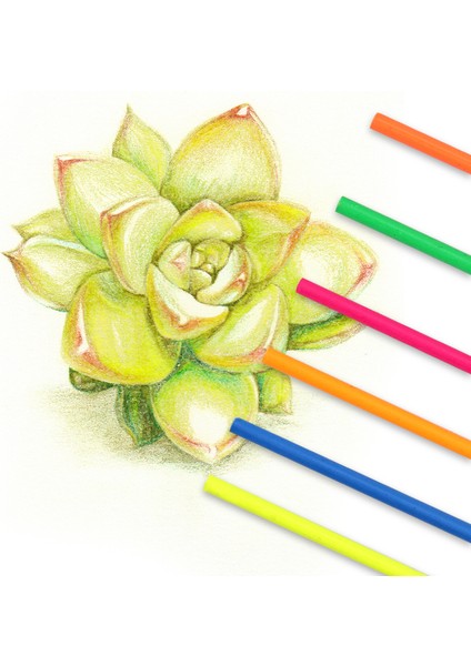 Turuncu-Kırmızı-6pcs-1pen Metal Otomatik/mekanik Kömür Kalem 4.0mm Kalın Renkli Renkli Kalem Dolum/kurşun/çekirdek Neon Kurşun 6 Renk Kroki Silinebilir (Yurt Dışından) fırsatları