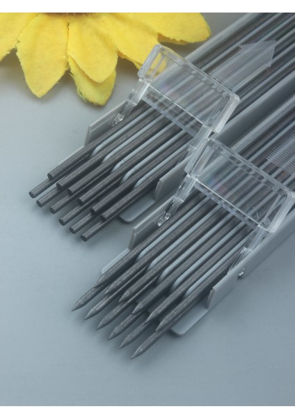 Sarı 12 Adet Kalın Kalem Çekirdeği Renkli Otomatik Çizim 2mm Çekirdek 2.0mm Mekanik Kurşun Kalem Renkli Mekanik Kurşun Kalem Otomatik Kurşun Kalem (Yurt Dışından)