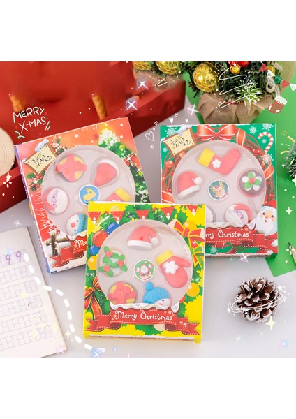 A3 1 Takım Çocuk Noel Silgi Seti Noel Kırtasiye Hediye Okul Öğrencileri Anaokulu Okul Malzemeleri Kırtasiye Seti (Yurt Dışından) fiyatları