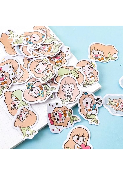 O 1 Adet Kawaii Not Defteri Kırtasiye Sevimli Denizkızı Desen Planlayıcısı Not Kağıdı Okul Dekorasyon Malzemeleri Yapışkan Notlar Yayınladı (Yurt Dışından)