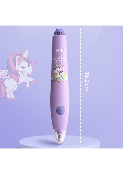 B3 Karikatür Unicorn USB Şarj Edilebilir Elektrikli Silgi Otomatik Çocuk Sevimli Silgi Öğrenci Kurşun Kalem Silgisi Sanat Silgi Ofis Malzemeleri (Yurt Dışından) indirimleri