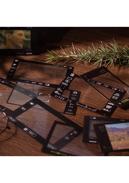 C 16 Adet Mohamm 16 Adet Pet Retro Yaşam Tarzı Film Kamera Fotoğraf Çerçevesi Scrapbooking Malzeme Kağıt Kolaj Dıy Fotoğraf Kartı Günlük Kayıt (Yurt Dışından) fırsatları