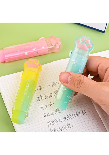 Mor 1 Adet Kedi Paw Kauçuk Silgi Çocuklar Için Sevimli Itme-Çekme Kalem Şekli Kurşun Kalem Silgisi Öğrenci Kawaii Kırtasiye Çocuk Okul Malzemeleri (Yurt Dışından) modelleri