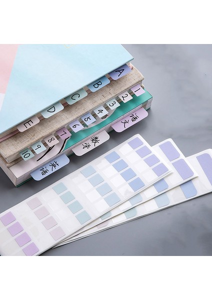 Açık Renk 240PC 1pcs Yaratıcı Renkli Floresan Pet Yapışkan Not Öğrenci Yırtılabilir Indeks Etiket Kağıt Para Pedi Çocuk Hediyeleri Ofis Okul Malzemeleri (Yurt Dışından) modelleri