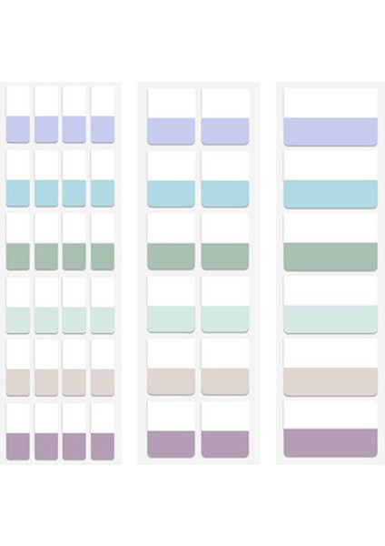 Açık Renk 240PC 1pcs Yaratıcı Renkli Floresan Pet Yapışkan Not Öğrenci Yırtılabilir Indeks Etiket Kağıt Para Pedi Çocuk Hediyeleri Ofis Okul Malzemeleri (Yurt Dışından) indirimleri