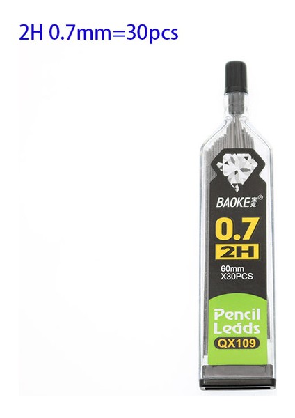2h 0.7mm 30 Adet/şişe, Otomatik Kurşun Kalem 2b 2h Hb Kalem Dolum 0.3 Mm/0.5 Mm/0.7mm/0.9 mm Kalem Dolum Öğrenci Yazma Ofisi (Yurt Dışından)