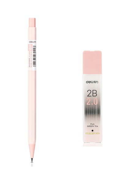 2b Pembe Set Delı Mekanik Kurşun Kalem 2.0mm Kurşun 2b Hb Geri Çekilebilir Yazma Kalemler Öğrenciler Için Kırtasiye (Yurt Dışından)