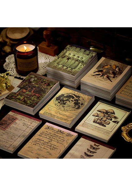 Stil 7 60 Adet Vintage Büyük Bloknot Malzeme Kağıt Mektup Önemsiz Dergisi Scrapbooking Kağıt Arka Plan Dekorasyon Kağıdı Kırtasiye (Yurt Dışından) fiyatları