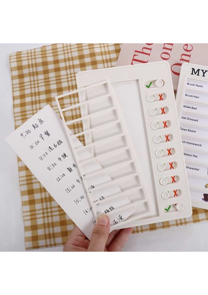 Mektup Sabit Program Listesi Not Plastik Tahta Çocukların Öz Disiplini Delgi Kartı Görev Tablosu Öğrenci Mesajı Kontrol Listesi (Yurt Dışından)
