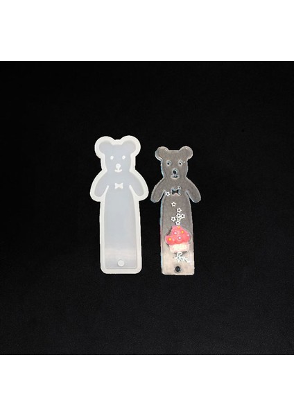 S00902 Dıy Kristal Epoksi Reçine Kalıp Yaprakları Kedi Pençesi Aşk Çiçek Dikdörtgen Tam Sayfa Imi Silikon Kalıp (Yurt Dışından)