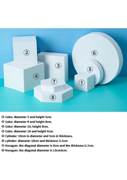 Yeşil Ppyy-Geometri Fotoğraf Sahne Kare Süsler Takı Çekim Sahne Morandi Renk Geometrik Dekorasyon Arka Plan (Yurt Dışından) indirimleri