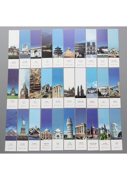 Stil 6 30 Adet Yaratıcı Çin Tarzı Kağıt Imleri Boyama Kartları Retro Güzel Kutulu Imi Hatıra Hediyeler Xxuc (Yurt Dışından)