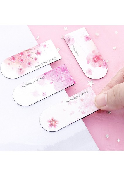 02 Pembe Çiçek W28 Kiraz Çiçeği Manyetik Kuvvet W45 Bznvn Manyetik Öğrenci Malzemeleri Yer Imleri Kitap Ayracı (Yurt Dışından) fiyatları