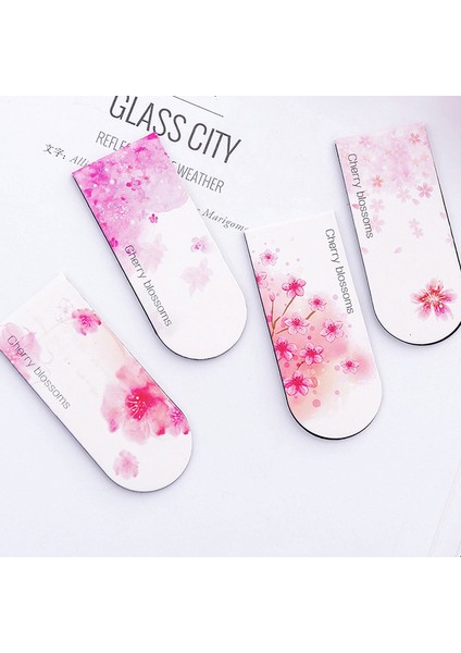 02 Pembe Çiçek W28 Kiraz Çiçeği Manyetik Kuvvet W45 Bznvn Manyetik Öğrenci Malzemeleri Yer Imleri Kitap Ayracı (Yurt Dışından) modelleri