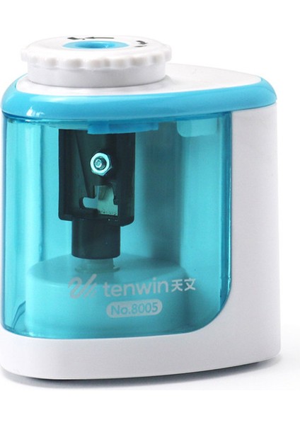 Pembe ve 2 Adet Bıçak Sevimli Okul Malzemeleri Otomatik Bileme Elektrikli Kalemtıraş 6-12MM Kalemler ve Renkli Kalemler Için Iki Çift Delik Anahtarı (Yurt Dışından) indirimleri