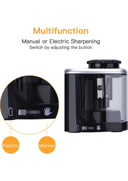 Beyaz Elektrikli Otomatik Kalemtıraş Ayarlanabilir Mod Kalem Kırtasiye Ev Ofis Okul Malzemeleri (Yurt Dışından) modelleri