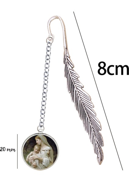 13 8 cm Metal Imi Bebek Isa Kral Mesih Boyama Isa Anne Aşk Kolye Okuma Dizüstü Kitap Ayracı Endeksi Bölücü Hediyeler (Yurt Dışından) fırsatları