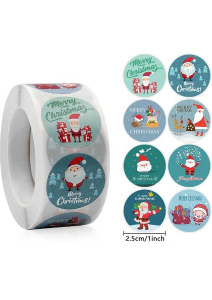 H 500 Adet Noel Hediyesi Çıkartmalar Dekoratif Sızdırmazlık Sticker Merry Christmas Ödül Kendinden Yapışkanlı Etiketler Çocuk Günü Partisi (Yurt Dışından) indirimleri