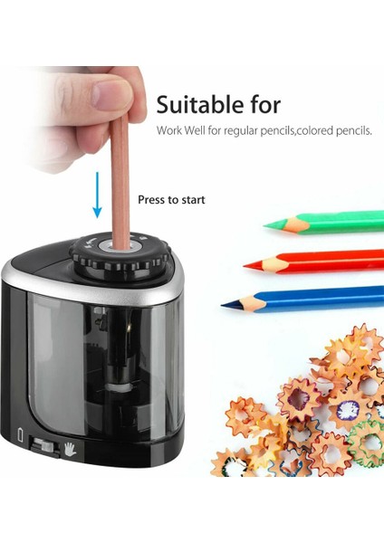 Pembe Taşınabilir Şeffaf Kalemtıraşlar Kısa Kalemler Için Hafif Otomatik / Manuel Kalemtıraş (Yurt Dışından) modelleri