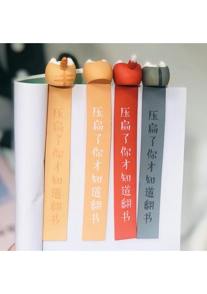 Bir Kitap Ayracı 4 Stilleri Yer Ayracı Kırtasiye Çekici Yeniden Kullanılabilir Mükemmel Günlüğü Karalama Defteri Yer Ayracı Kitap Klipsi (Yurt Dışından) modelleri
