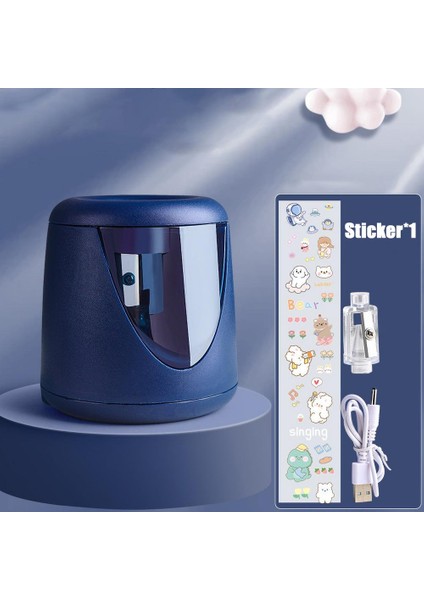 Mor Dayanıklı Elektrikli Otomatik Kalemtıraş USB Şarj Edilebilir Kalemtıraş Kalem Renkli Kurşun Kalem Okul Ofis Ev Kırtasiye (Yurt Dışından) indirimleri